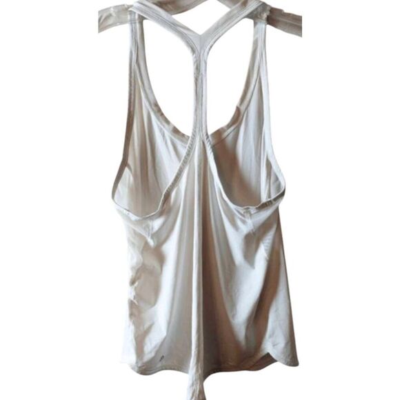 LULULEMON ATHLETICA Fast Lane Singlet in White Size 6 - Picture 5 of 5